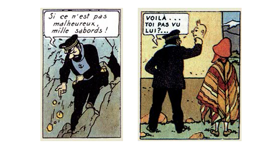 tintin rencontre haddock